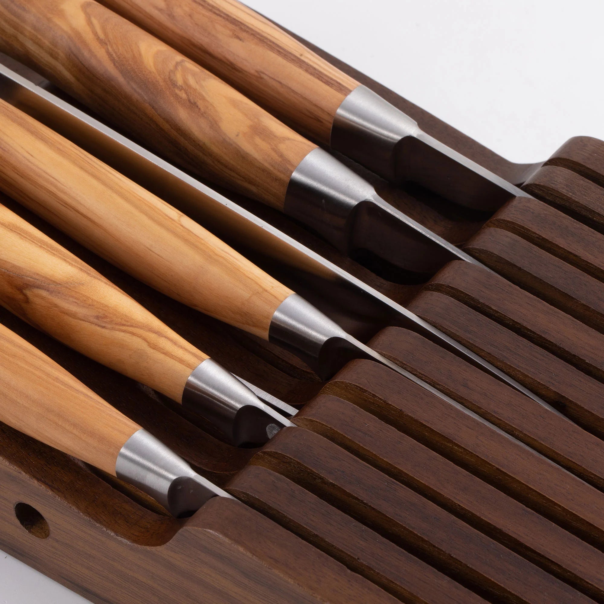 Messermeister | 11 Slot Acacia In-Drawer Knife Holder
