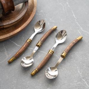 Wood Handle Coffee Spoons