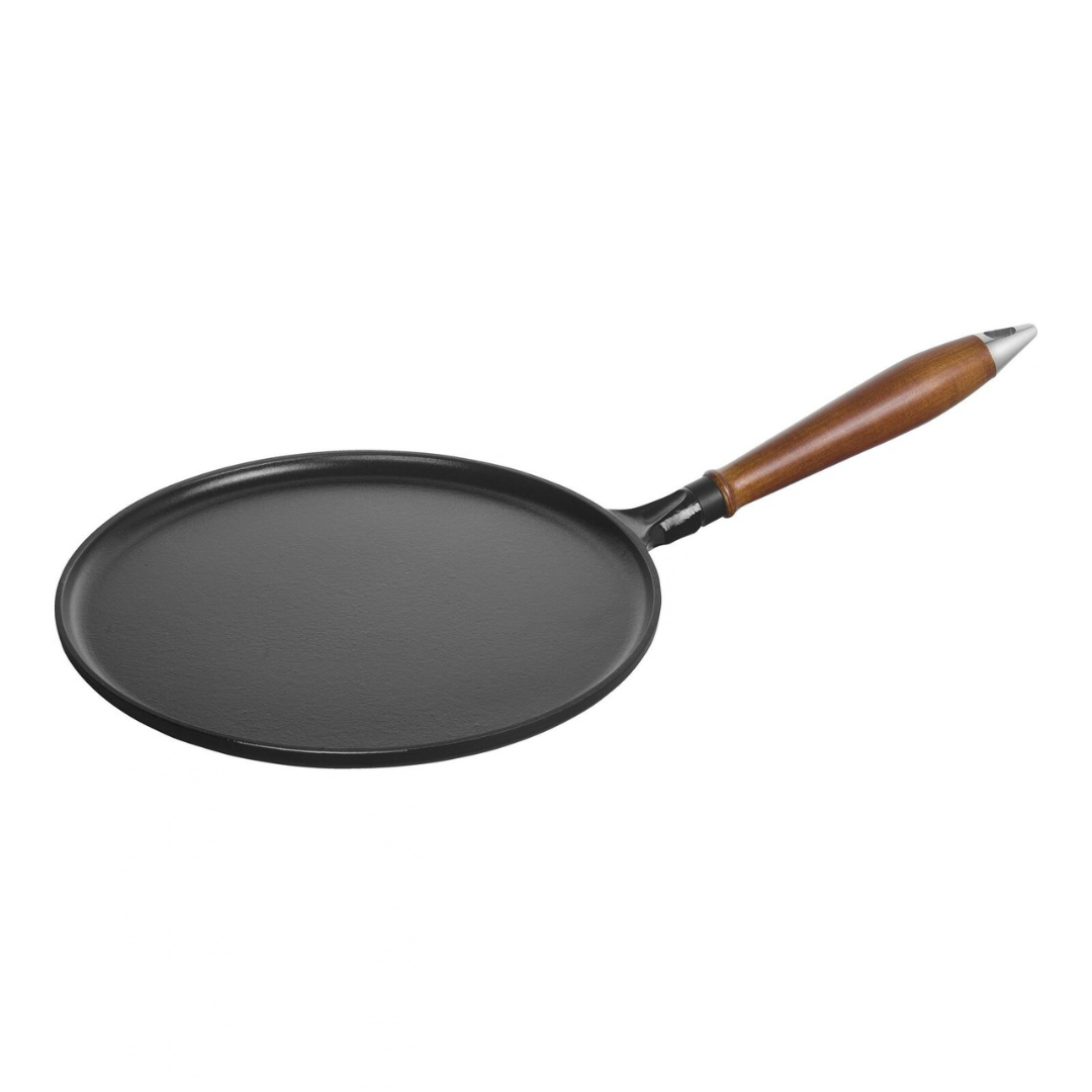 Staub Cast Iron Crepe Pan with Spreader & Spatula