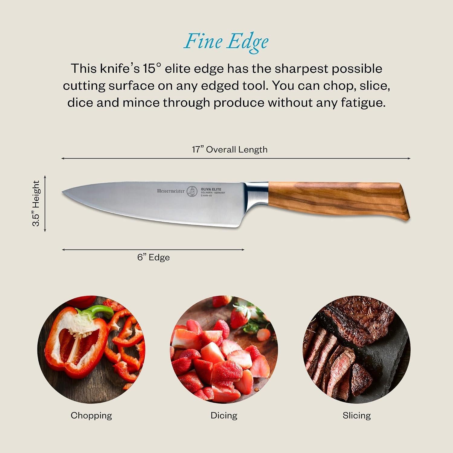 Oliva Elite 6" Chef