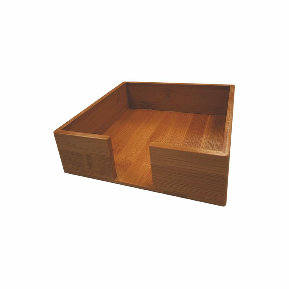 LUNCH CADDY BAMBOO - CHESTNUT