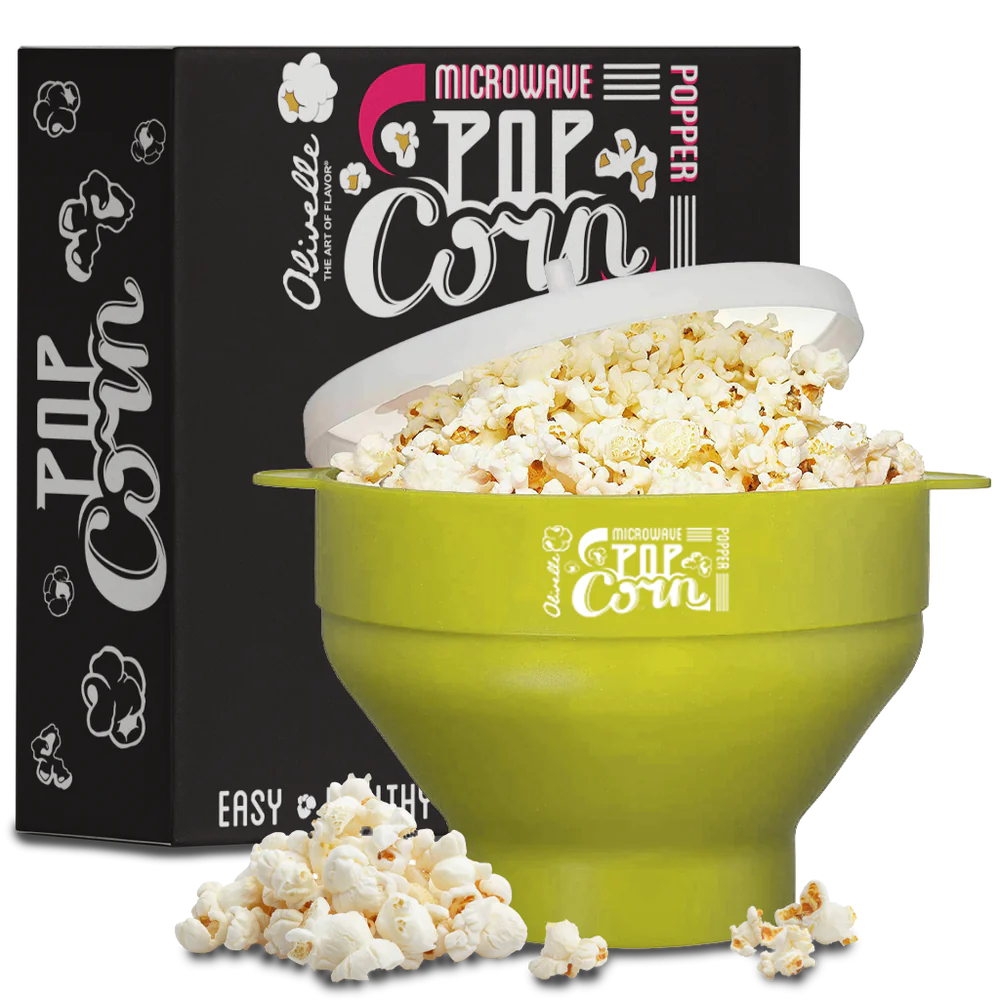 Olivelle  Microwave Popcorn Popper – Plum's Cooking Company