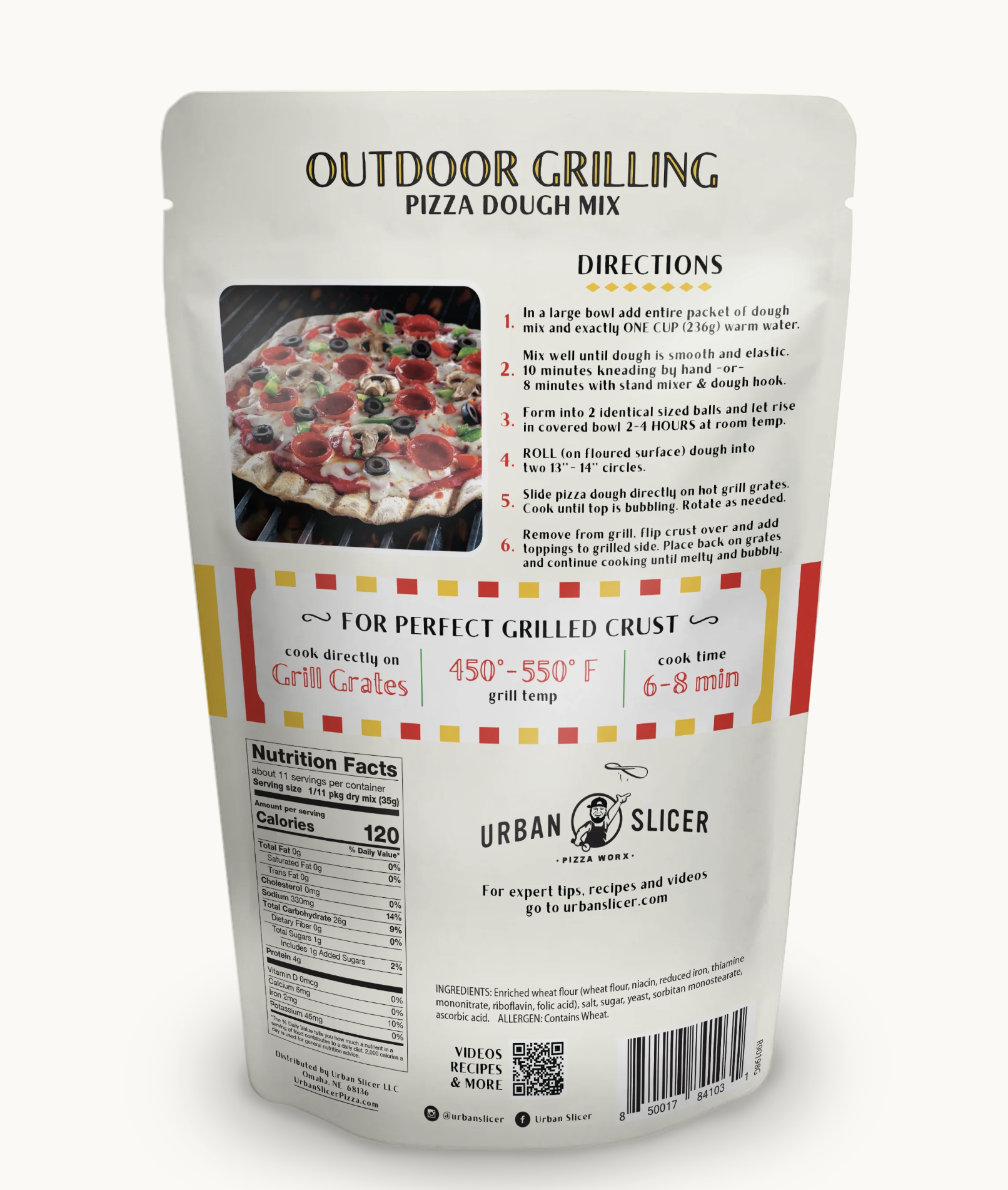 Outdoor Grilling Pizza Dough Mix