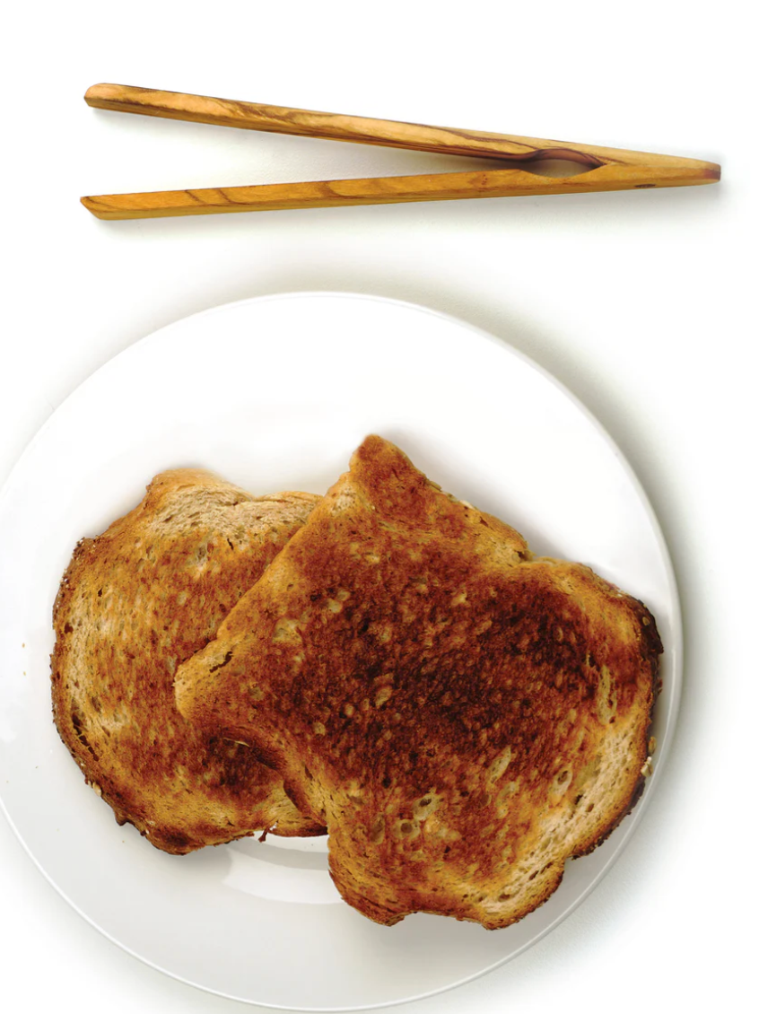 RSVP International | Olive Wood Toast Tongs