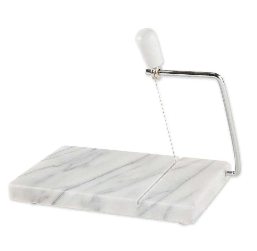 RSVP International | White Marble Cheese Slicer