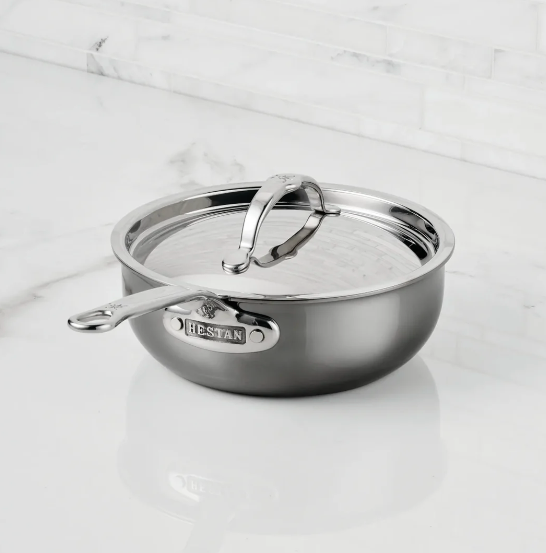 Hestan | Titanium Stainless Steel Saucier Pan, 2-Quart