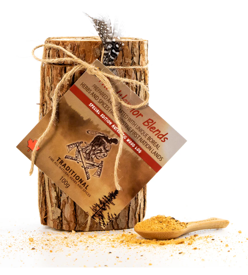 The Warrior Blend | Traditional Warrior Blend Gift Log - Sweet and Savory Authentic Dry Rub
