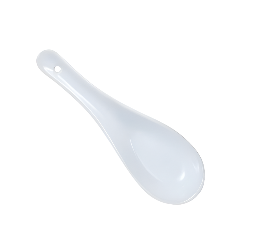 Helen's Asian Kitchen Chinese Soup Spoon, Porcelain