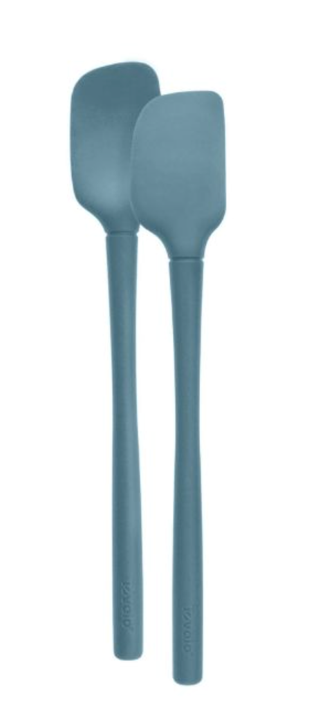 Tovolo | Flex-Core Mini Spat Spoon All Silicone Blue Slate