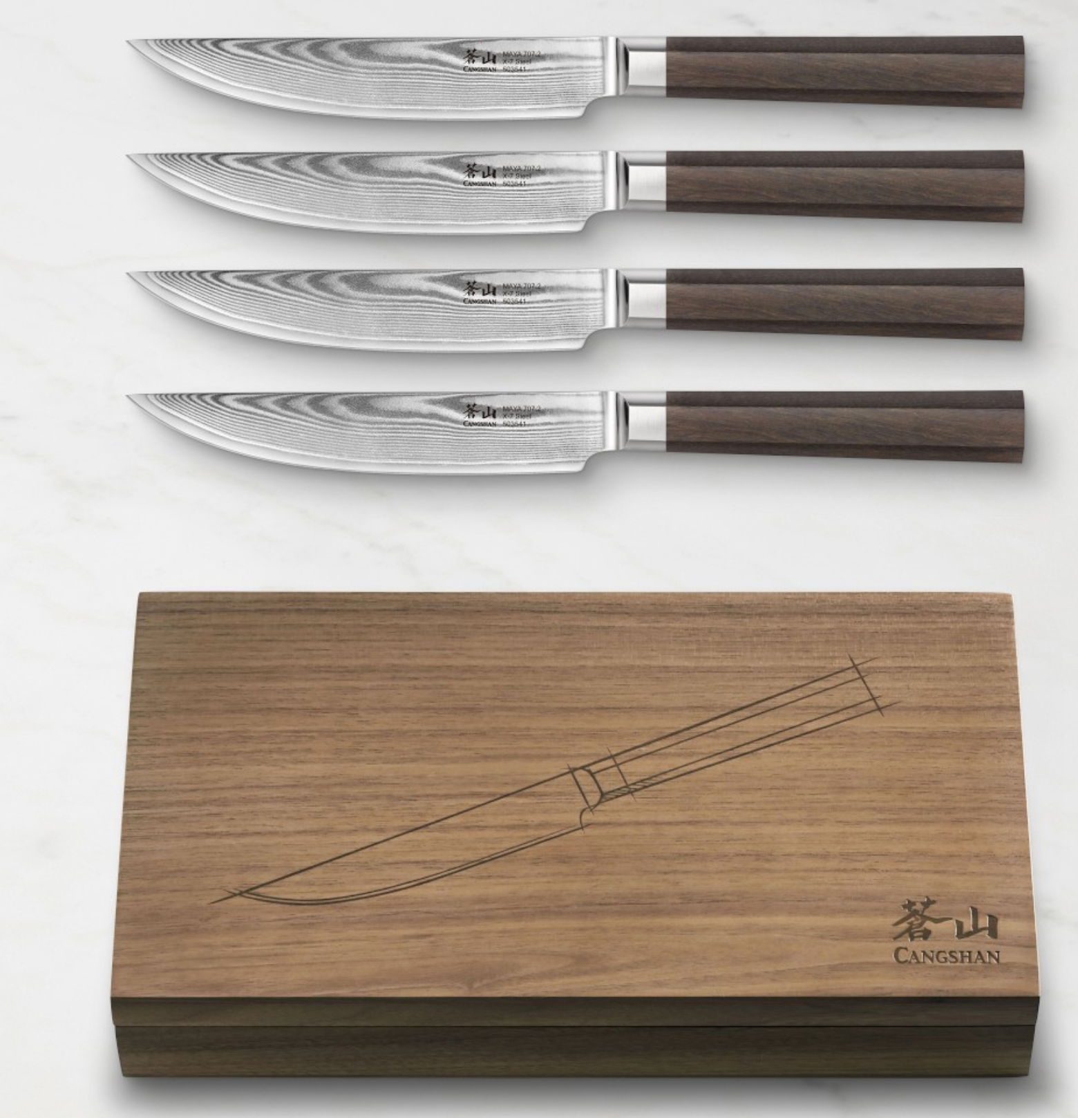 Cangshan | Maya Steak Knives, Set of 4