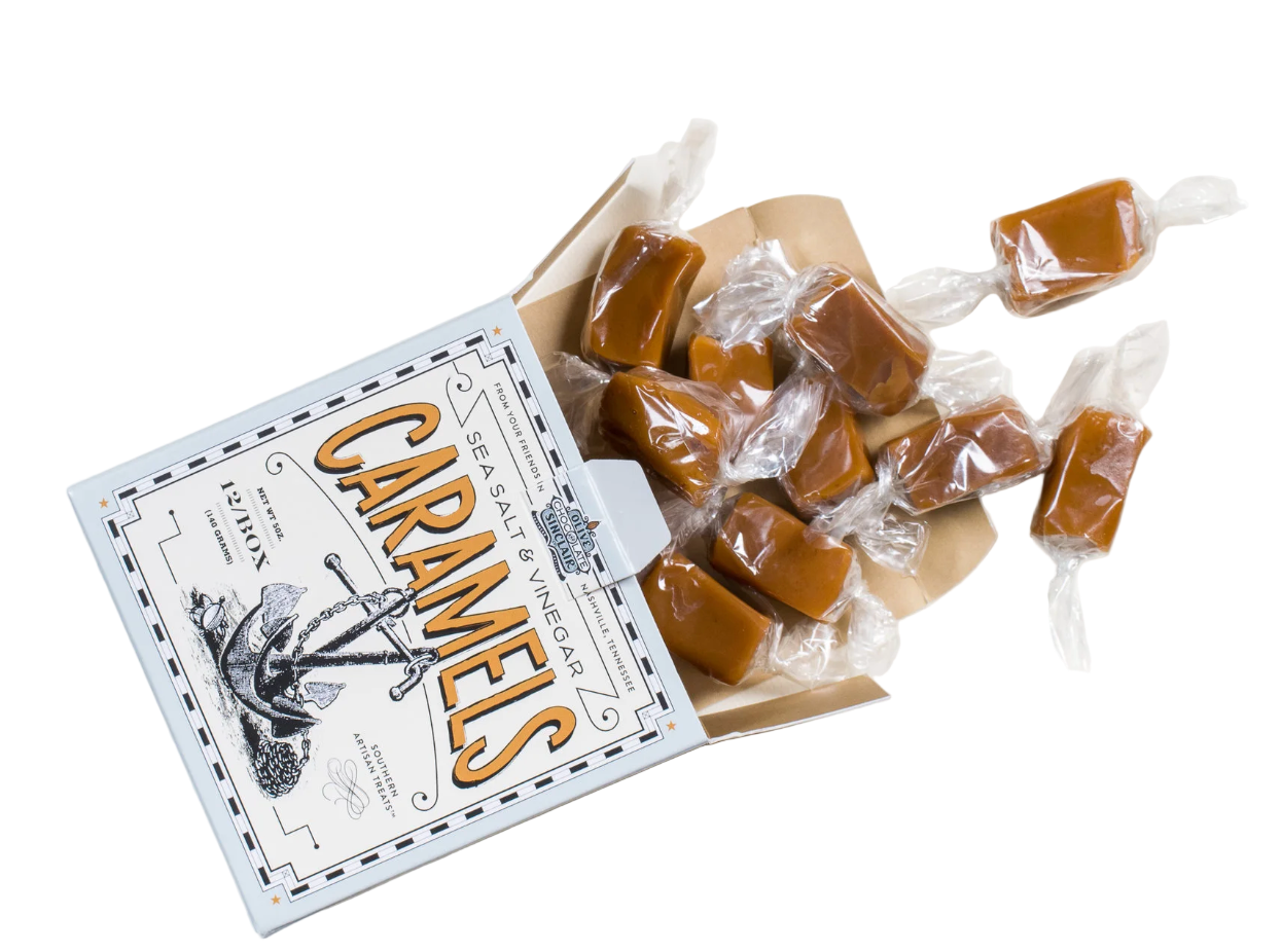 Sea Salt & Vinegar Caramels