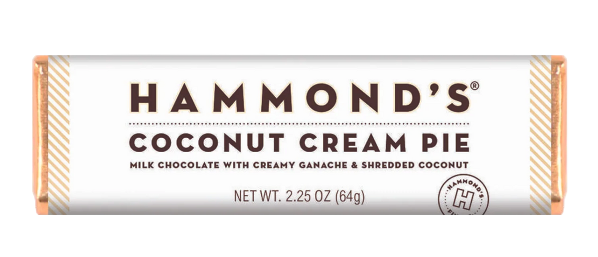 Coconut Cream Pie Milk Chocolate Bars