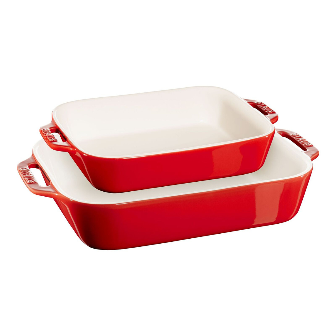 Staub Stoneware 2-pc Rectangular Baking Dish Set