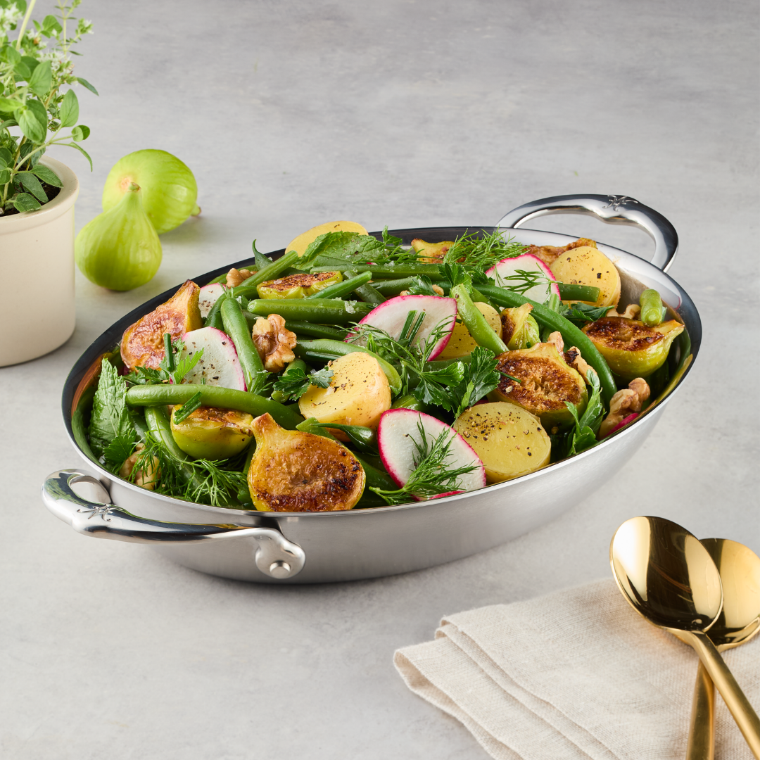 Hestan | Medium Clad Oval Au Gratin