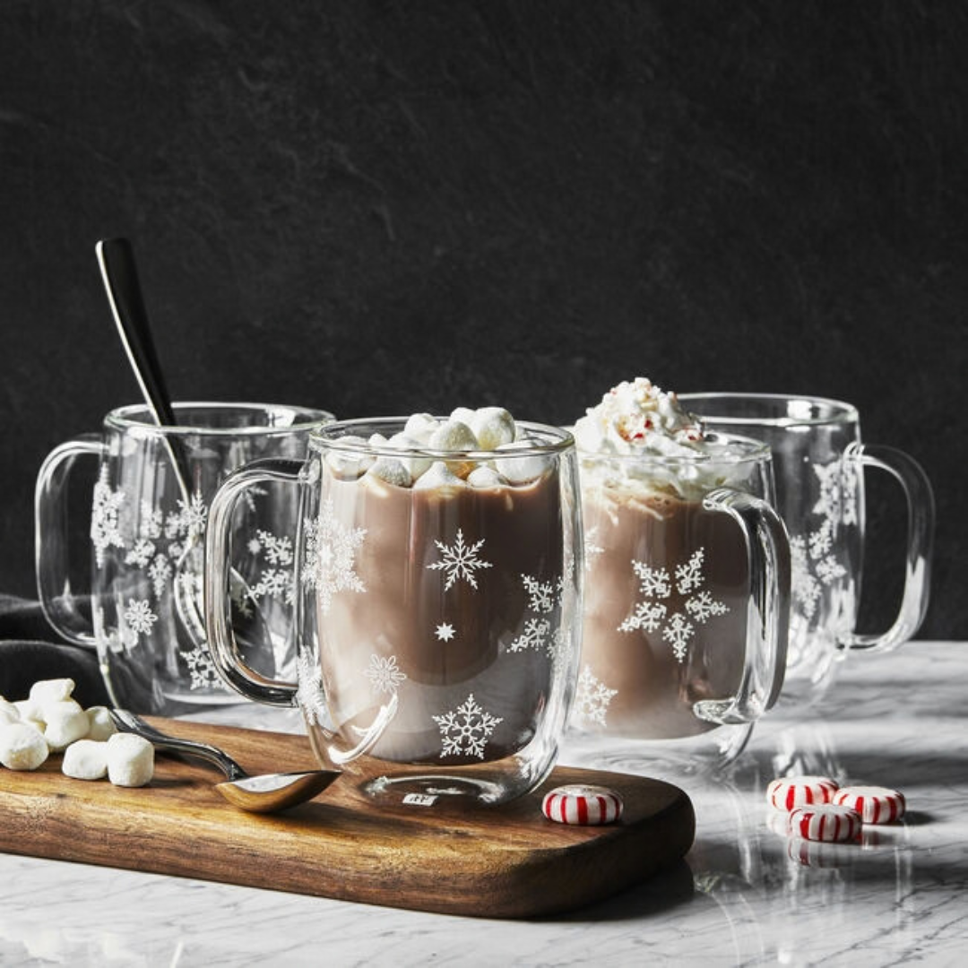 Zwilling | 4-pc Snowflake Coffee Mug Set