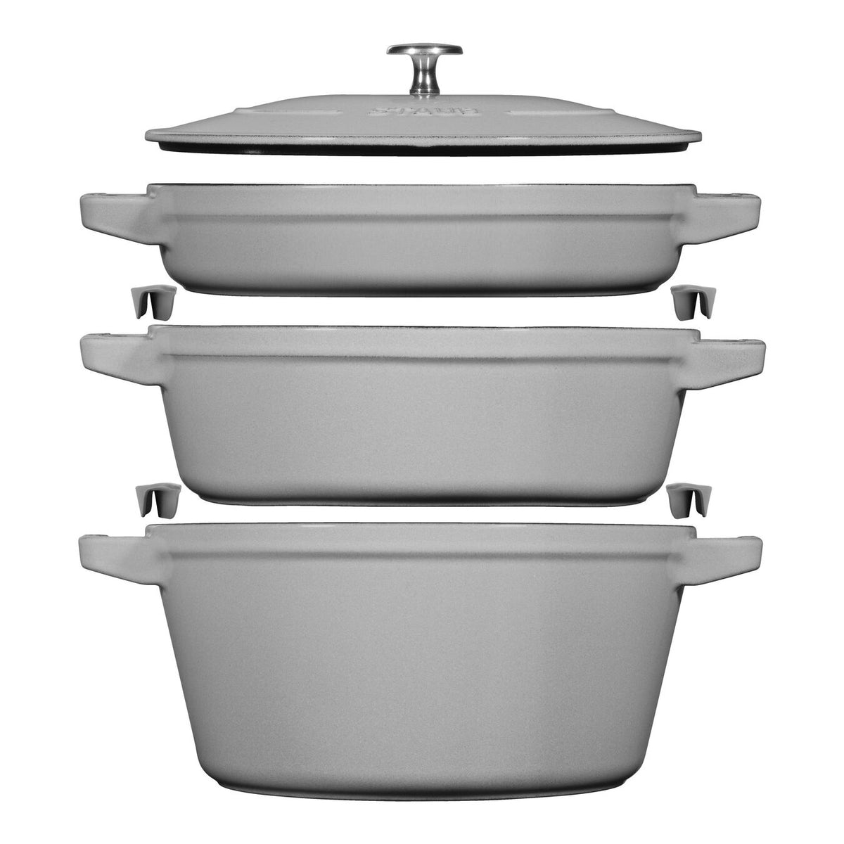 Staub 2-Piece Ceramic Nesting Oval Baking Dish Set