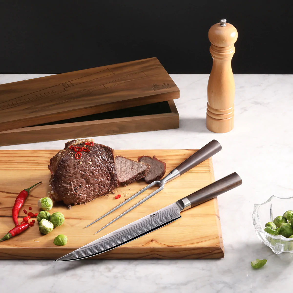 Cangshan | Haku Series 2-Piece Carving Set