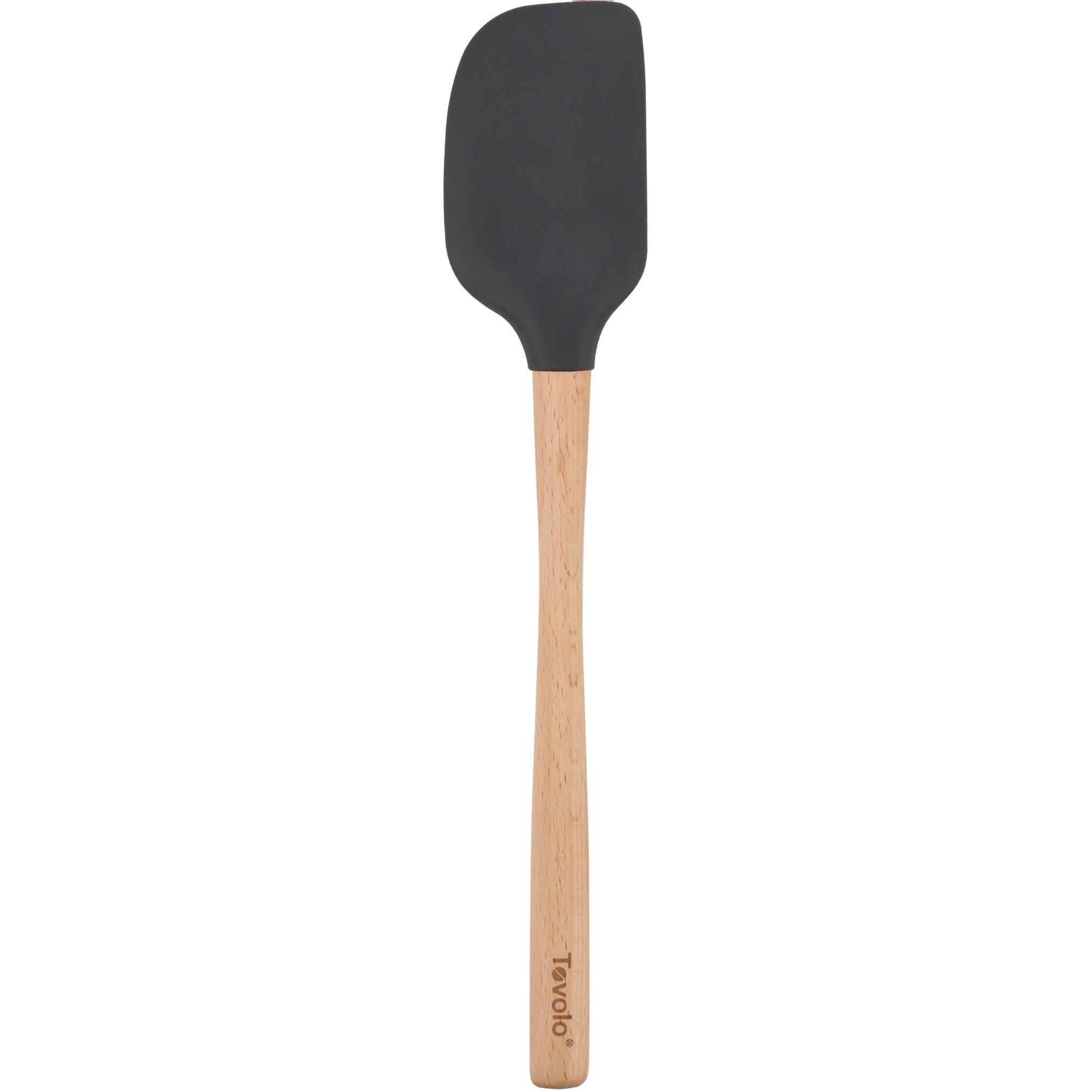 Tovolo | Flex-Core Wood Handled Spatula - Charcoal