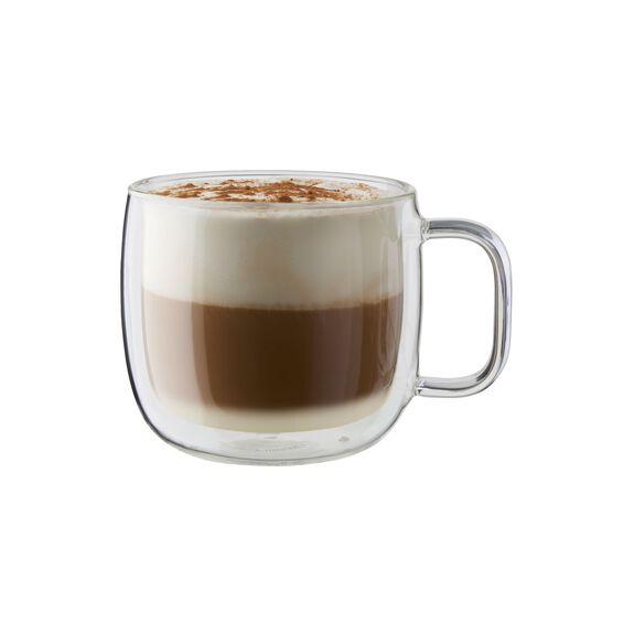 Zwilling | 2-PC Double-Wall Glass Cappuccino Mug Set