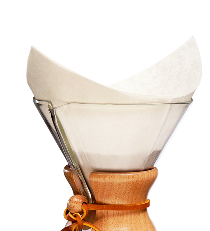 Chemex | Bonded Filters Pre-Folded Squares - Natural