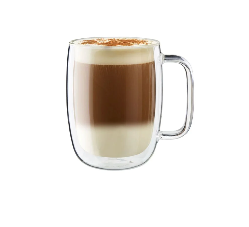 Zwilling | 2-PC Double-Wall Glass Latte Mug Set