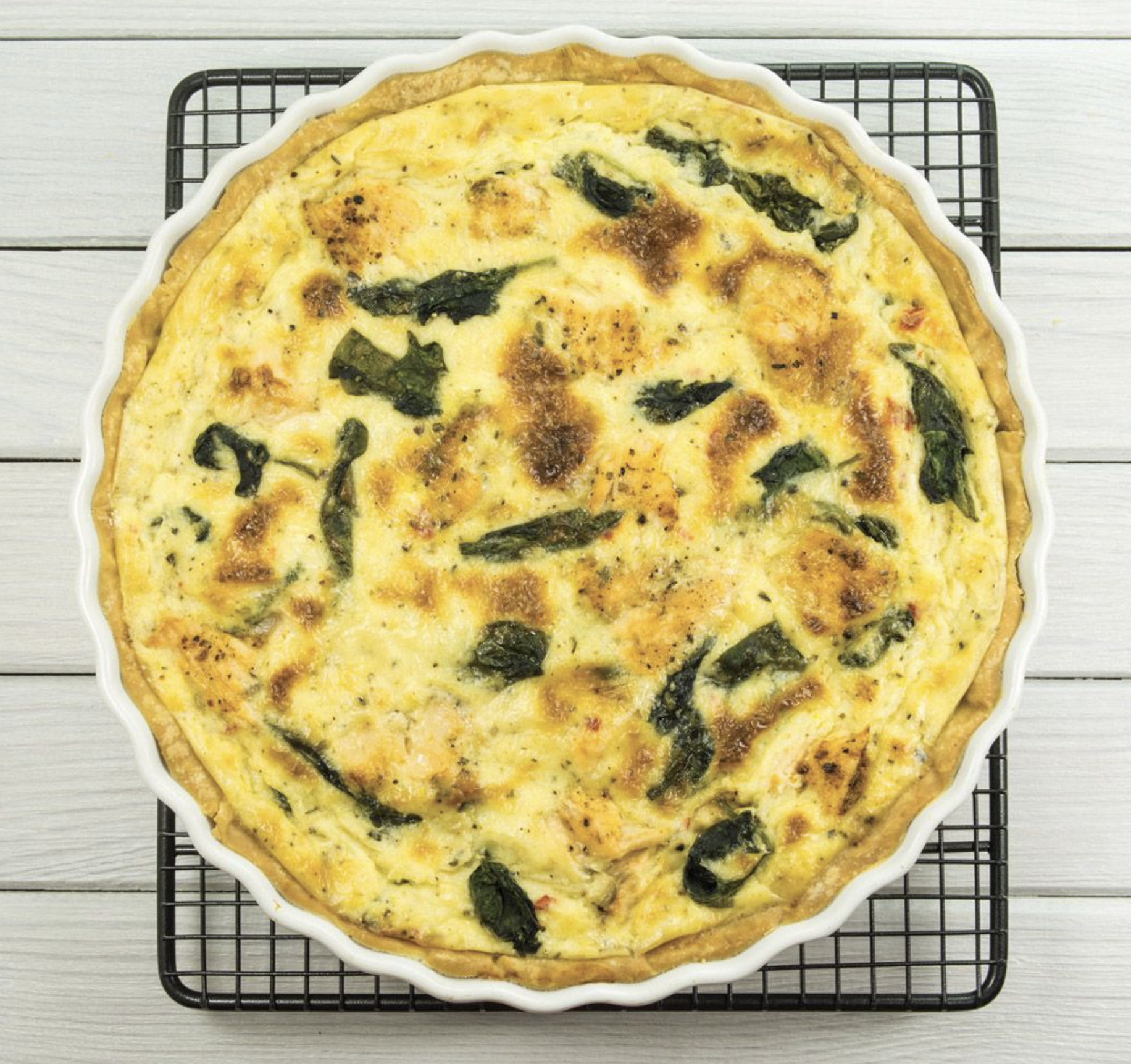 Quiche Round 10"