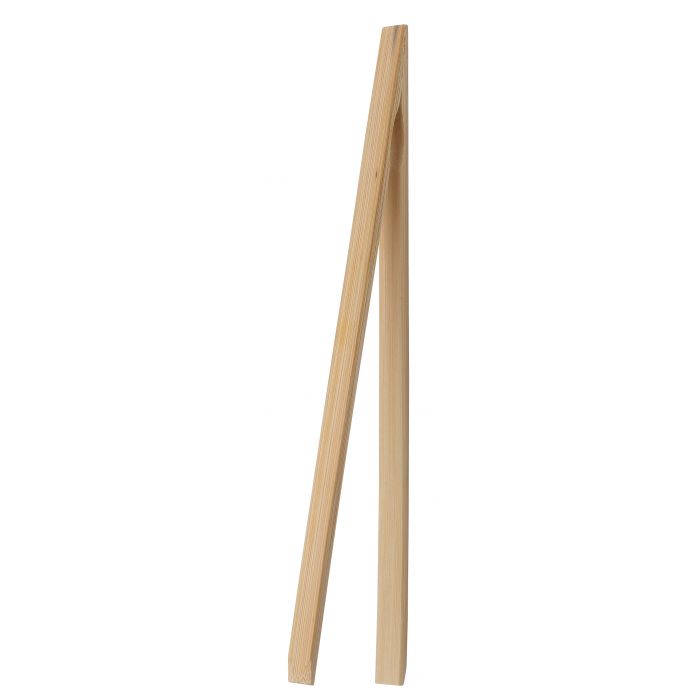 Toast Tongs - Natural Bamboo - 12 Inches