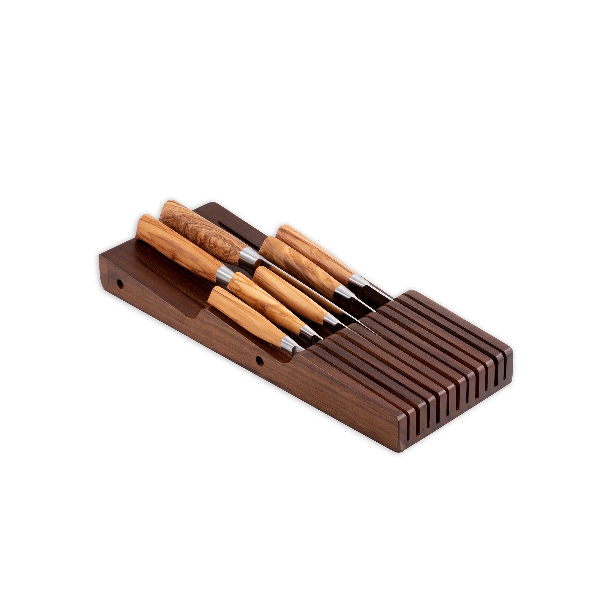 Messermeister | 11 Slot Acacia In-Drawer Knife Holder