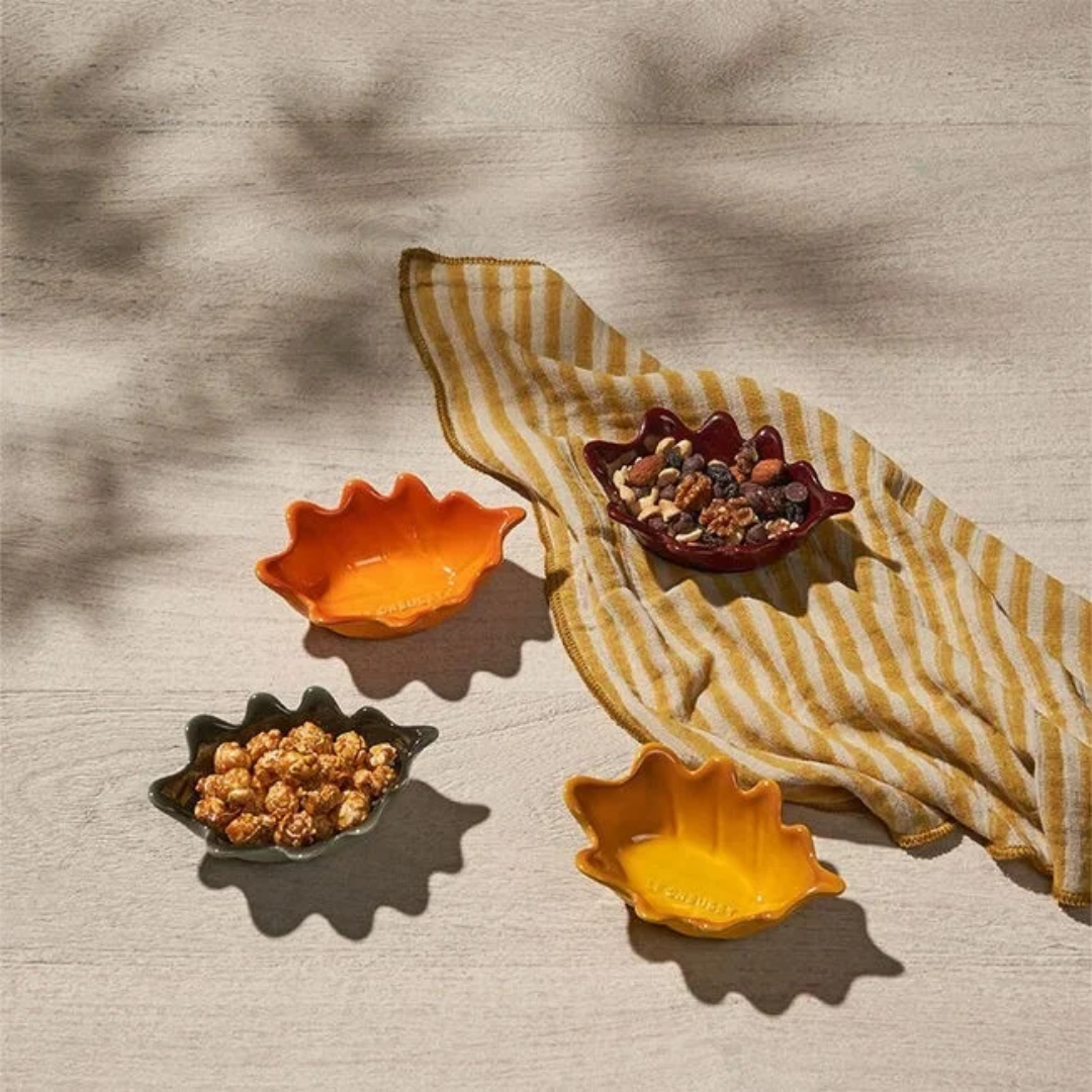 Le Creuset | Mini French Oak Leaf Bowls, Set of 4
