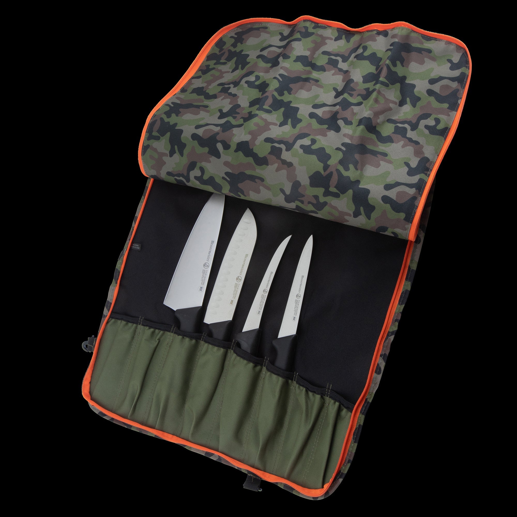 Messermeister | 8 Pocket Padded Print Knife Luggage - Camouflage