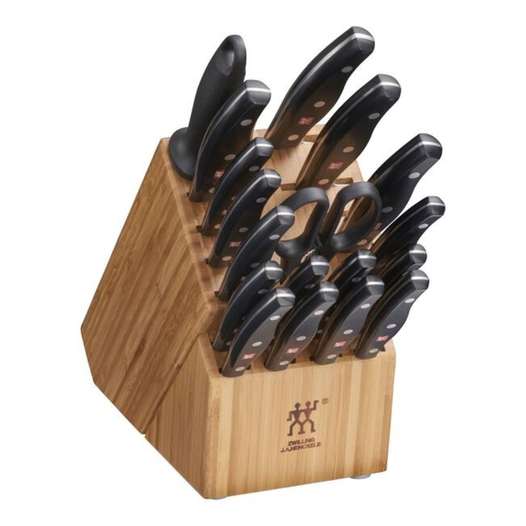 Zwilling Twin 19-pc Knife Block Set - Bamboo