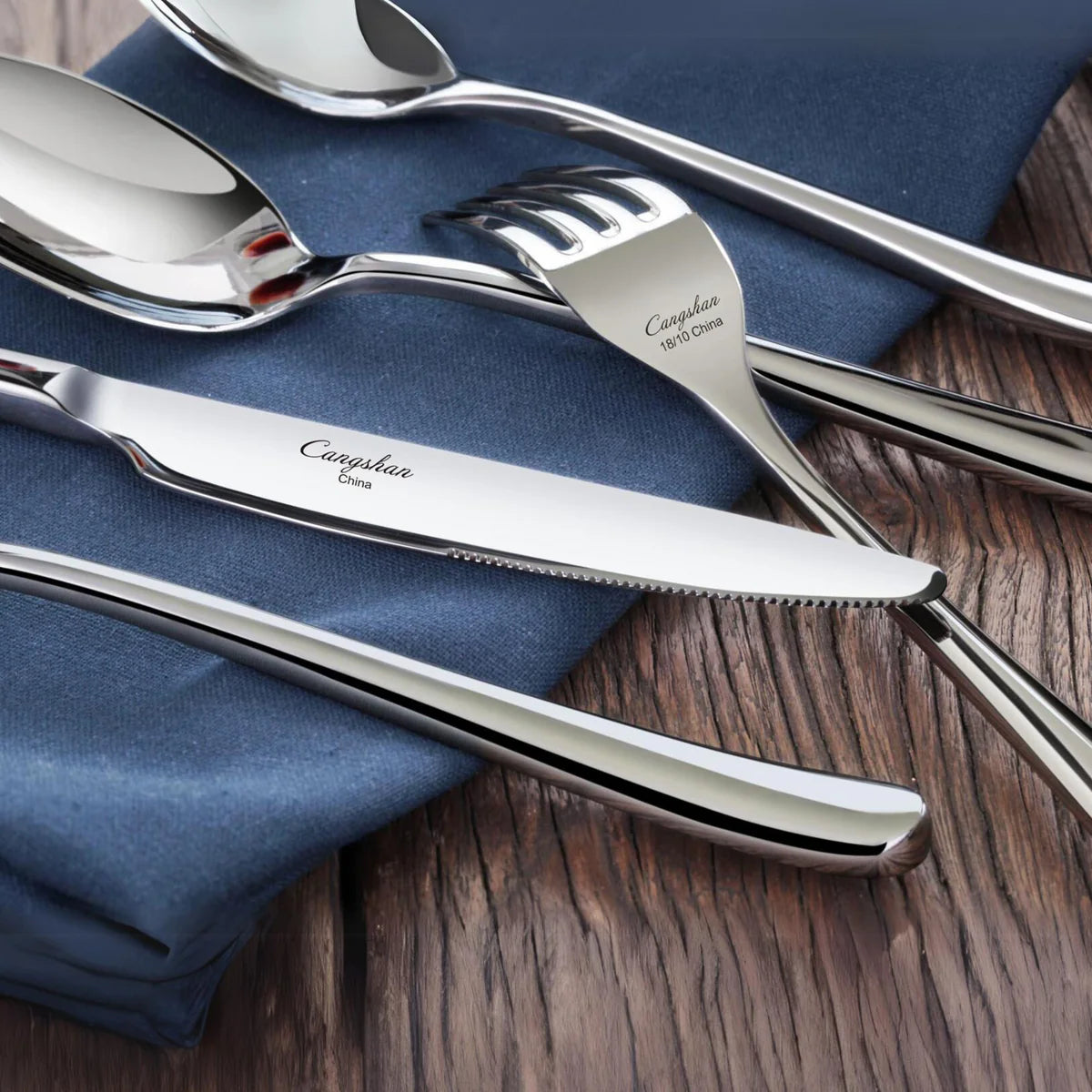 Cangshan | RAIN II Series 20-Piece Flatware Set