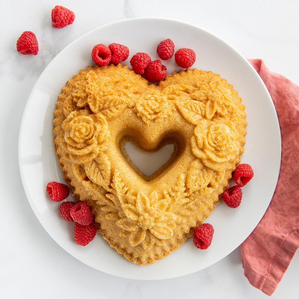 Nordic Ware | Floral Heart Bundt Pan