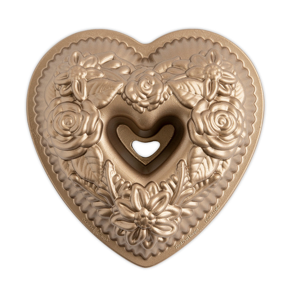 Nordic Ware | Floral Heart Bundt Pan