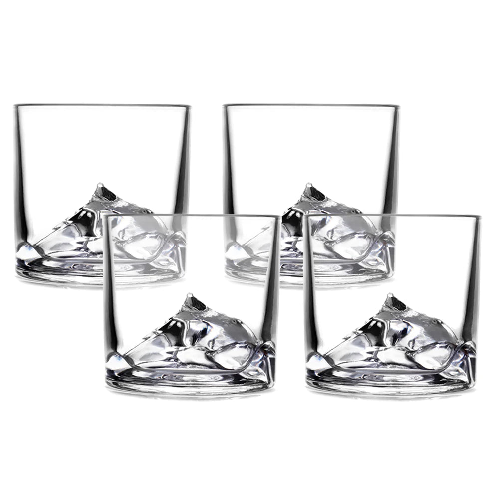 Liiton | Everest Crystal Whiskey 4pc Glasses