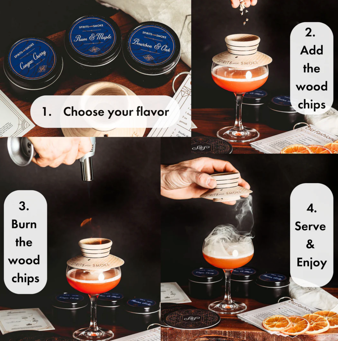 Smoking Saucer Set