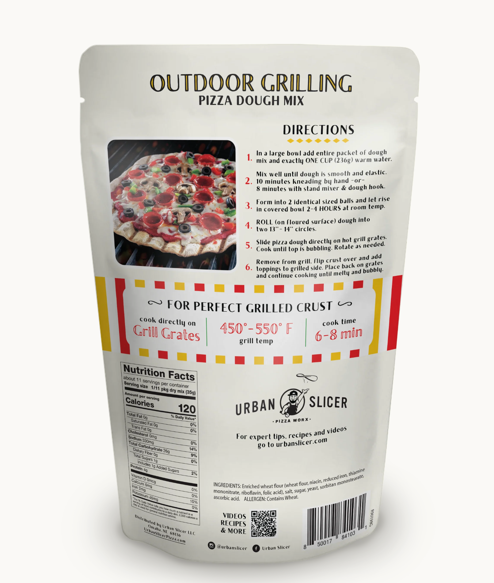 Outdoor Grilling Pizza Dough Mix