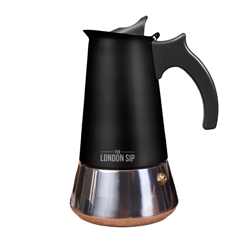 London Sip | Stainless Steel Stovetop Espresso Coffee Maker