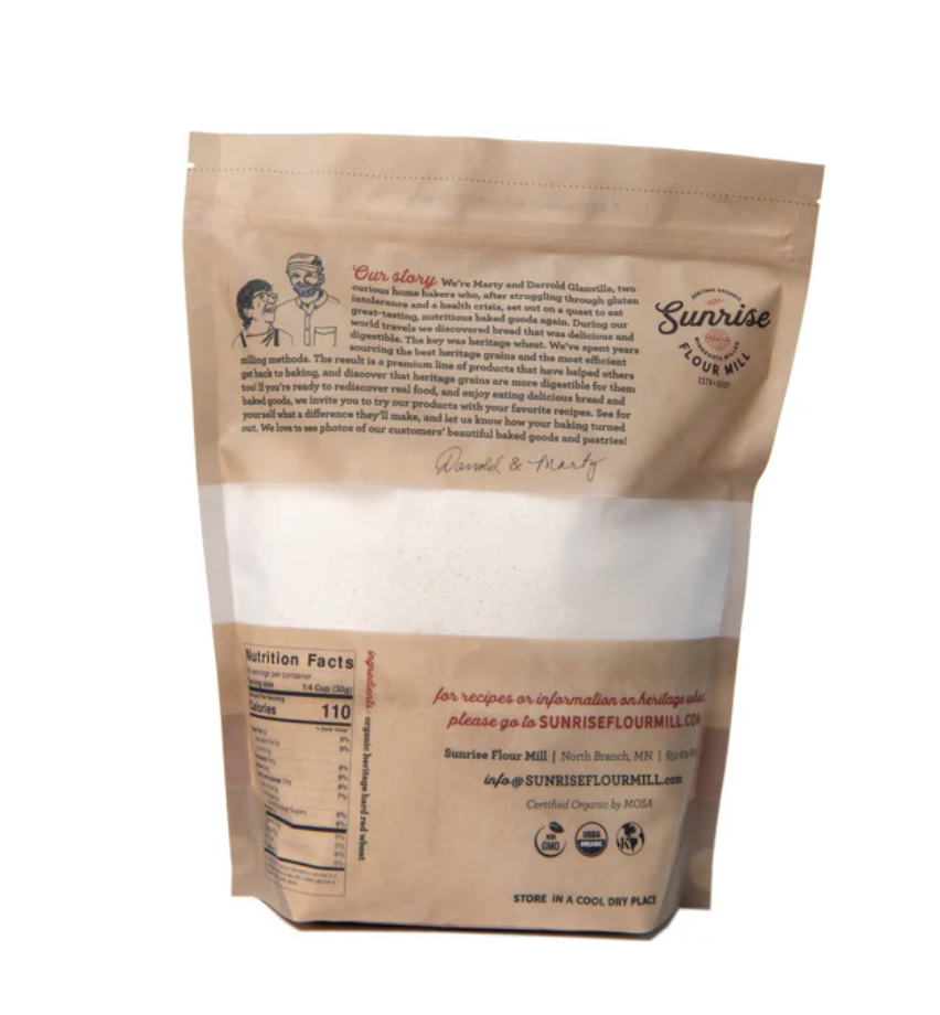 Sunrise Flour Mill - Heritage Pizza Flour 2lbs
