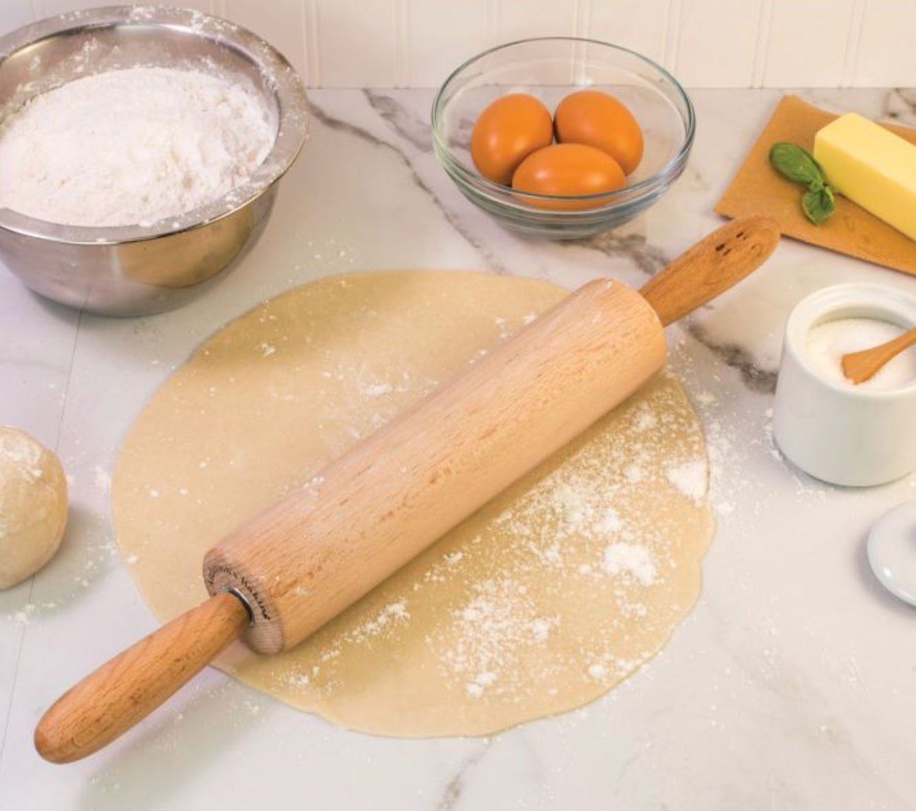 Baking Beechwood Rolling Pin - 10 inch