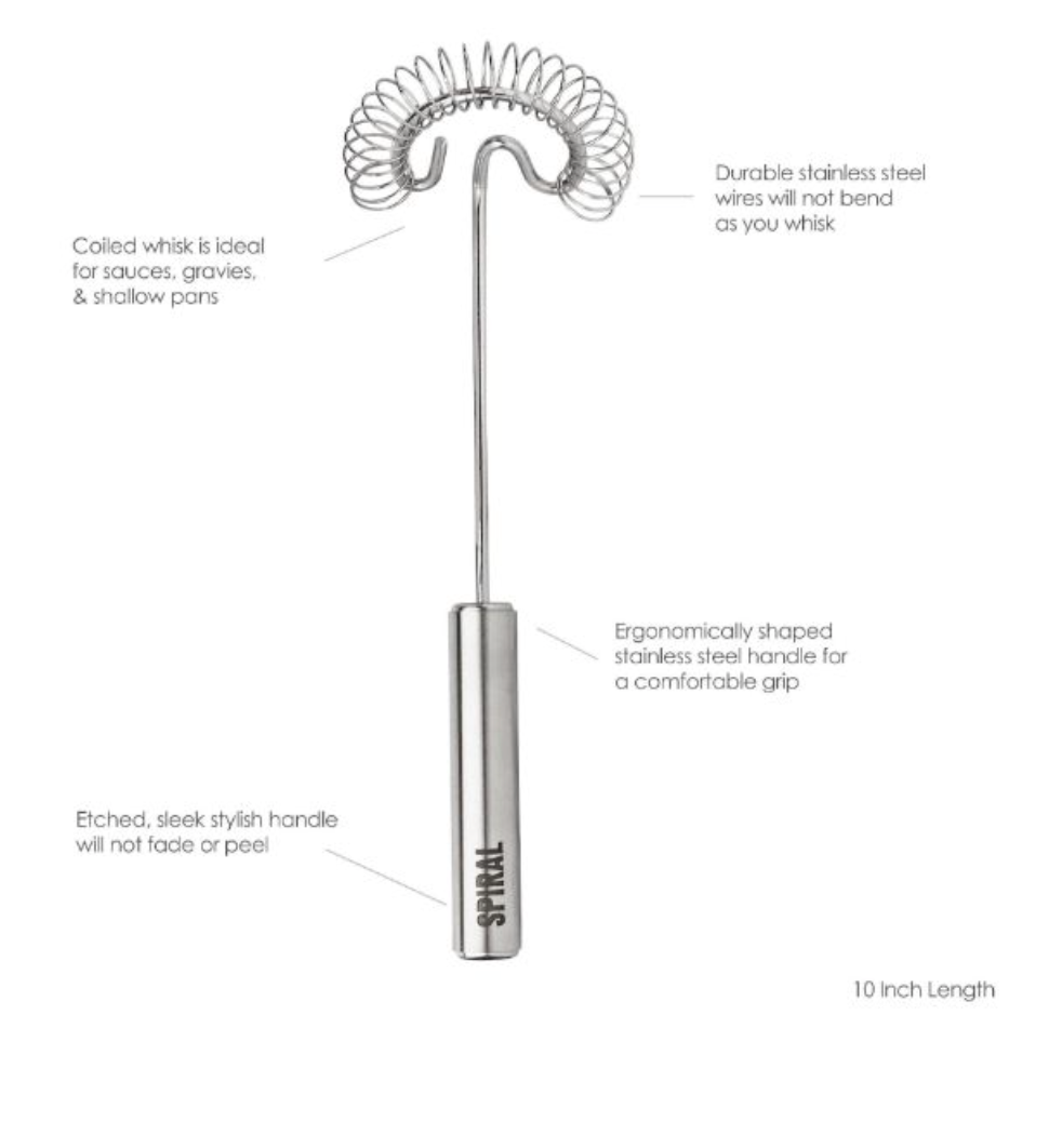 Tovolo | 10" Stainless Steel Spiral Whisk