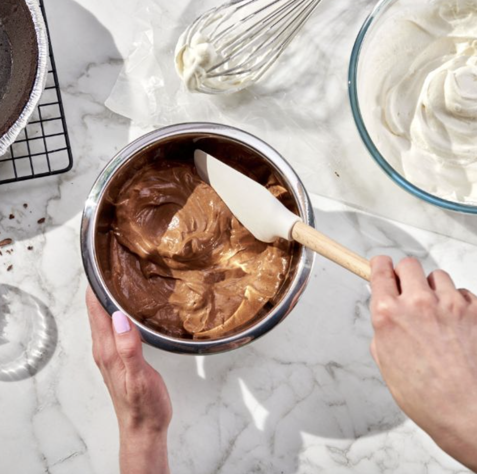 Tovolo | Flex-Core Wood Handled Spatula - White