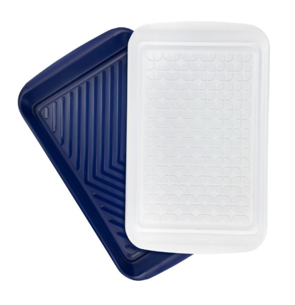 Tovolo | 2-Piece Large Prep & Serve Marinade Tray Set