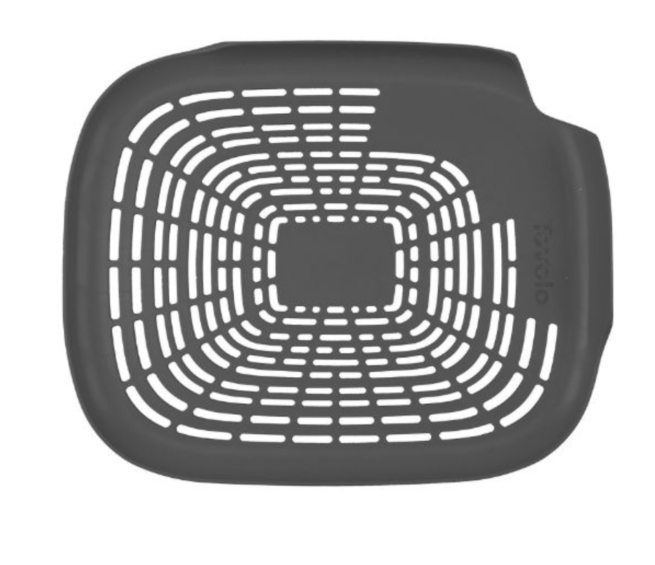 Tovolo | Prep N RInse Flat Colander Charcoal