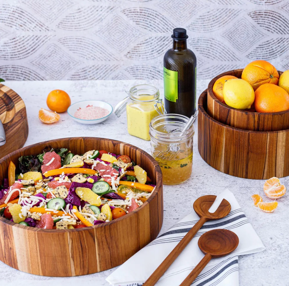 Teakhaus | Bold Salad Bowl