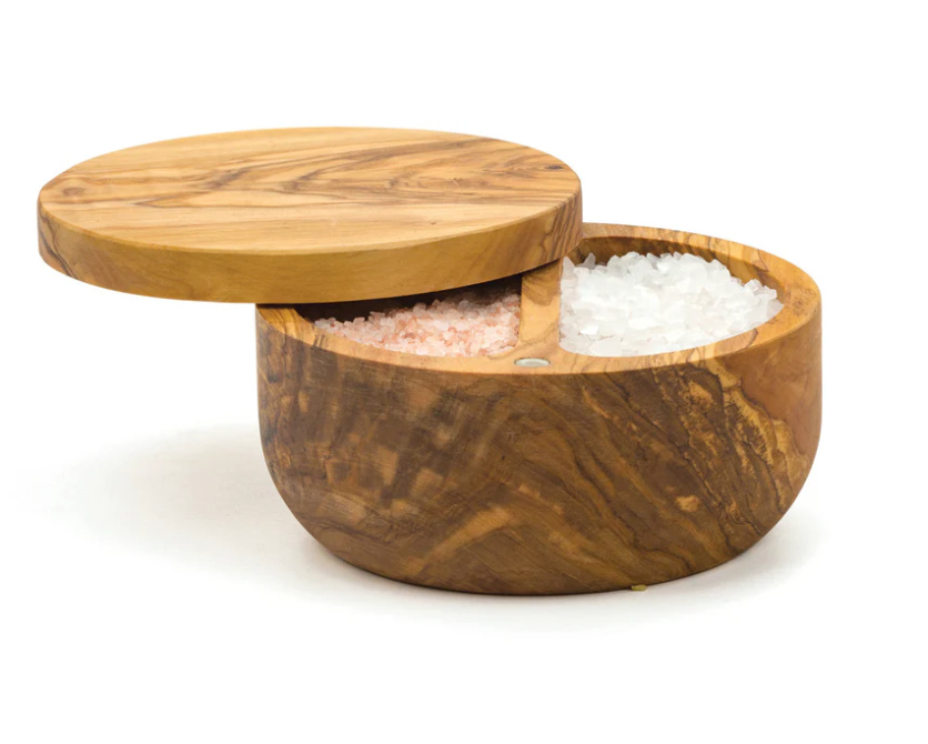 RSVP International | Olive Wood Salt Box