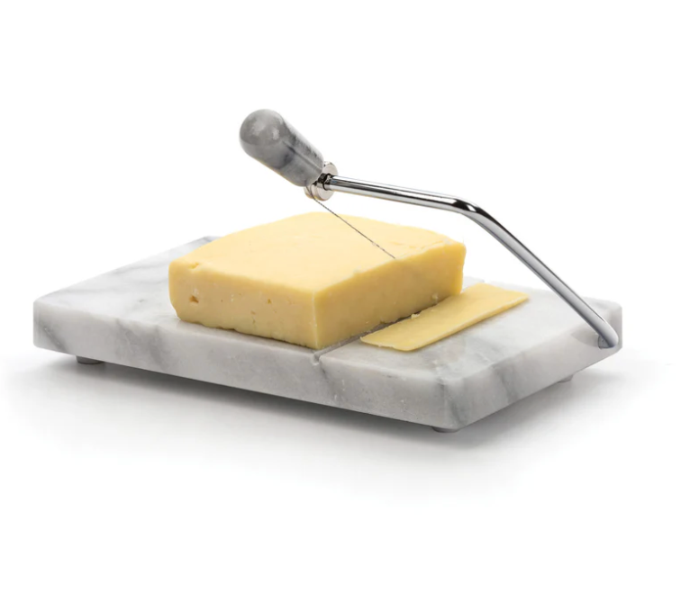 RSVP International | White Marble Cheese Slicer