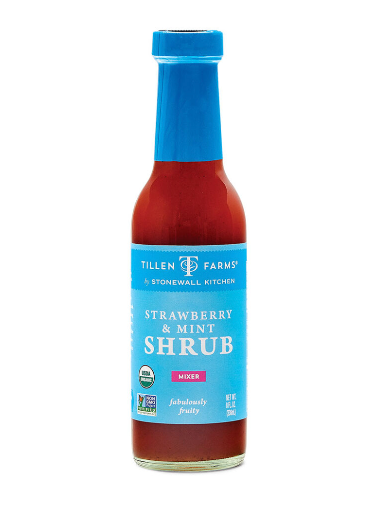 Organic Strawberry & Mint Shrub