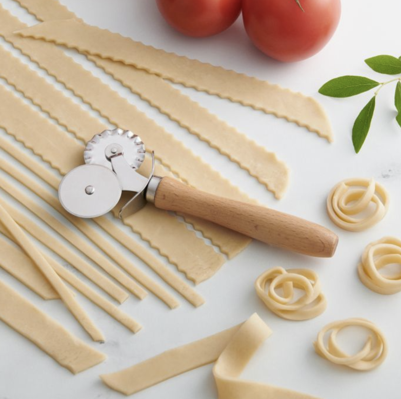 Double Pastry Ravioli Pasta Dough Cutter & Crimper