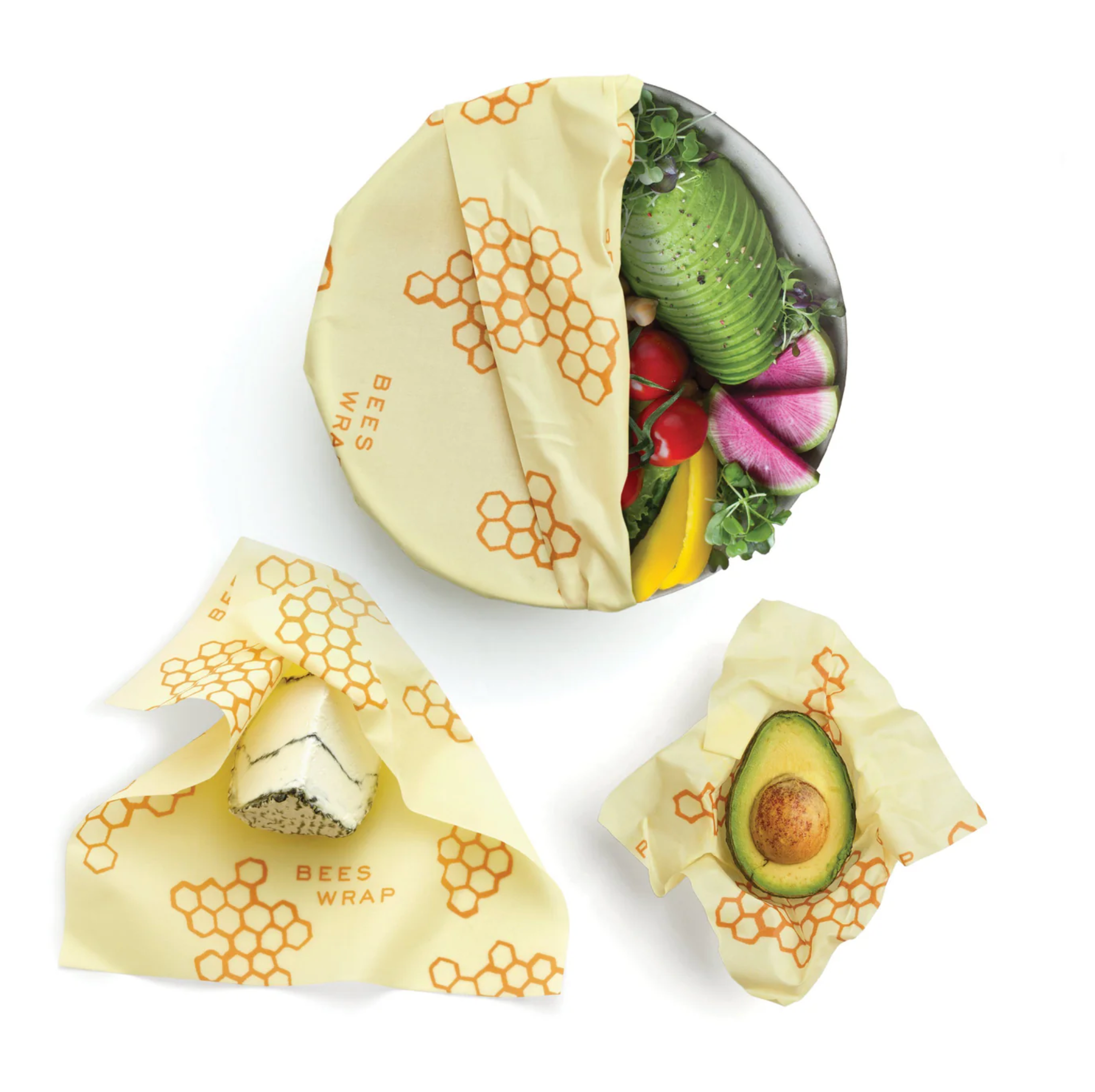 Bee's Wraps | Assorted 3 Pack - Honeycomb